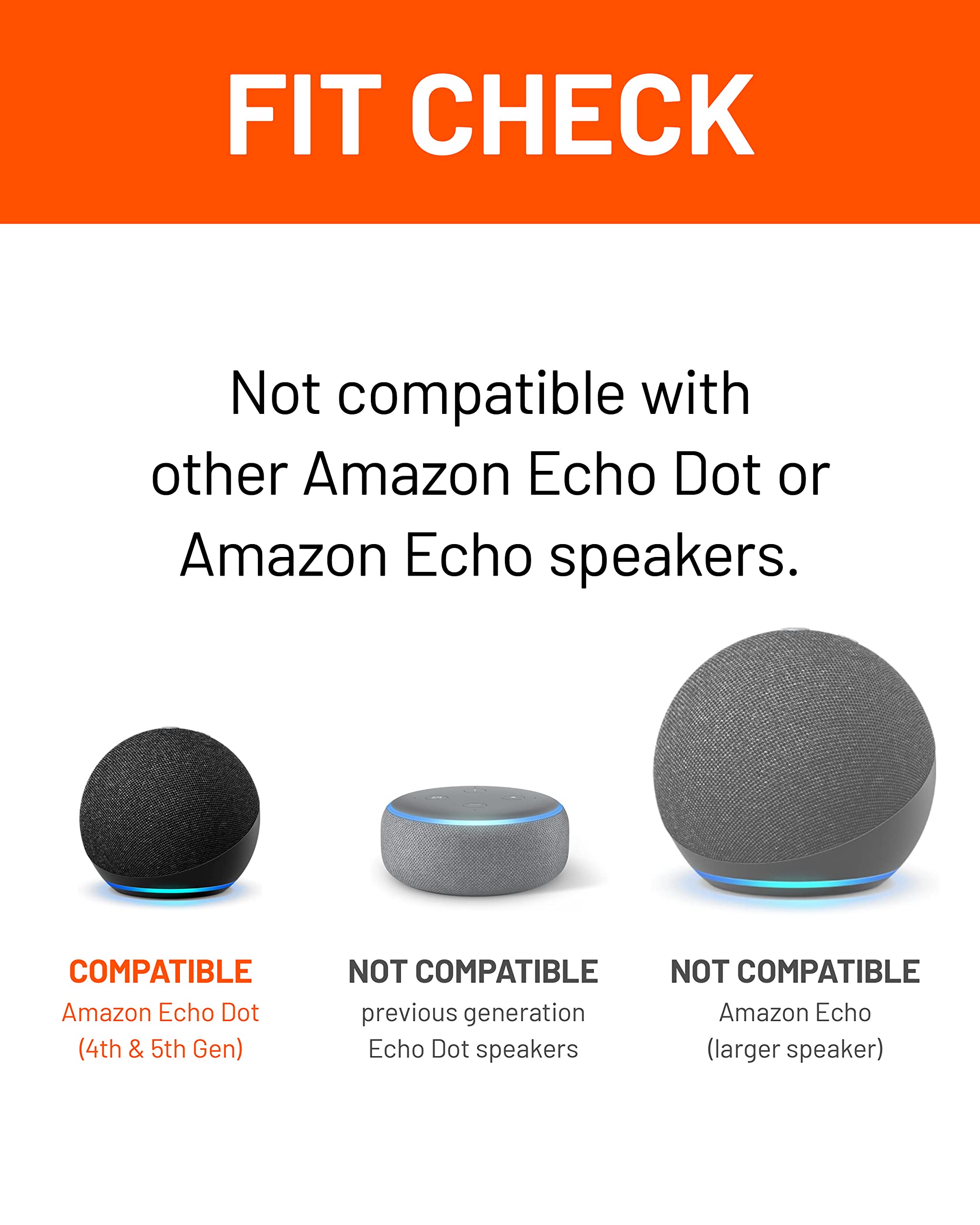 Foto 3 pulgar | Soporte Outlet Hanger para Amazon Echo Dot 5.ª Generación de Echogear - Venta Internacional