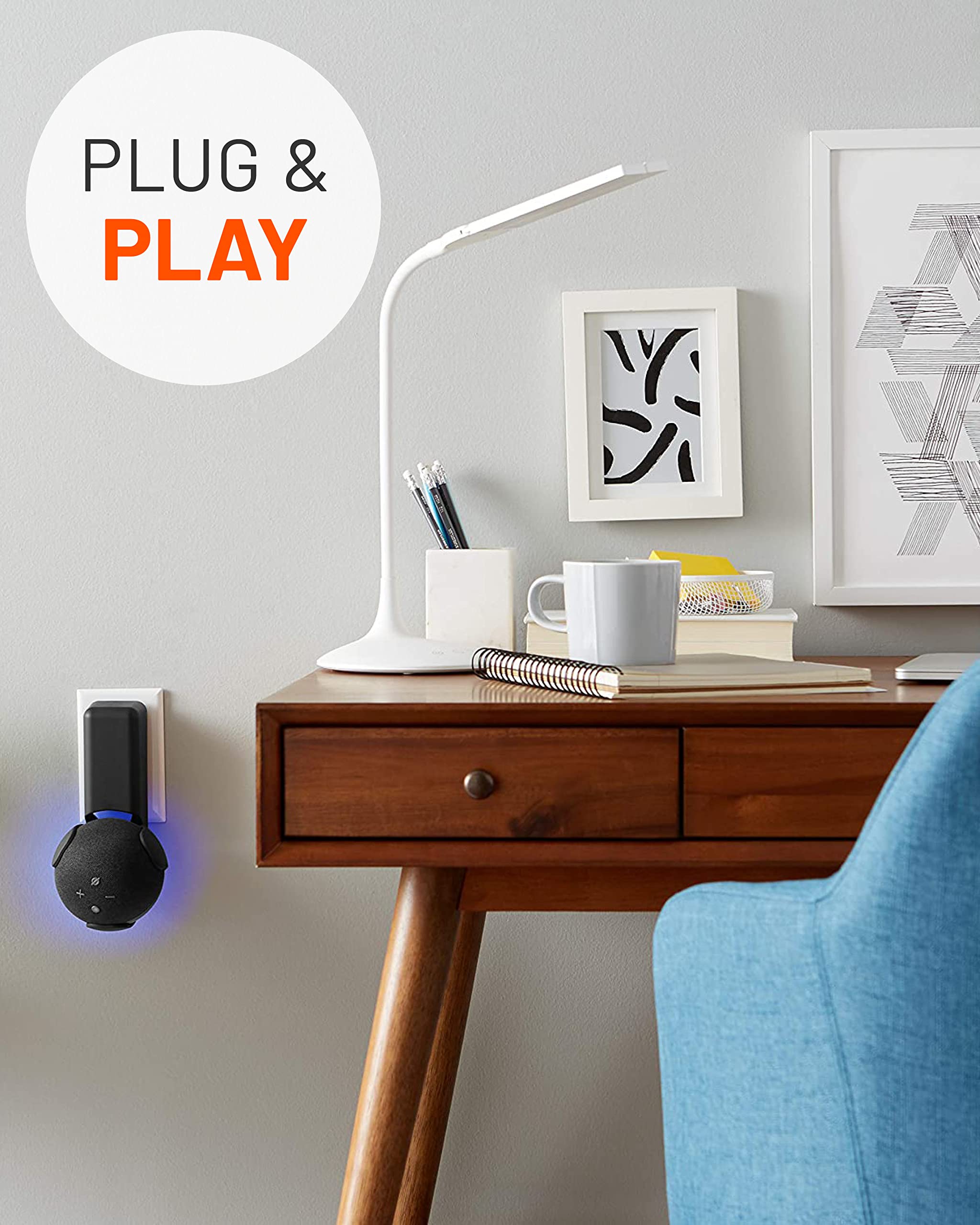 Foto 5 pulgar | Soporte Outlet Hanger para Amazon Echo Dot 5.ª Generación de Echogear - Venta Internacional