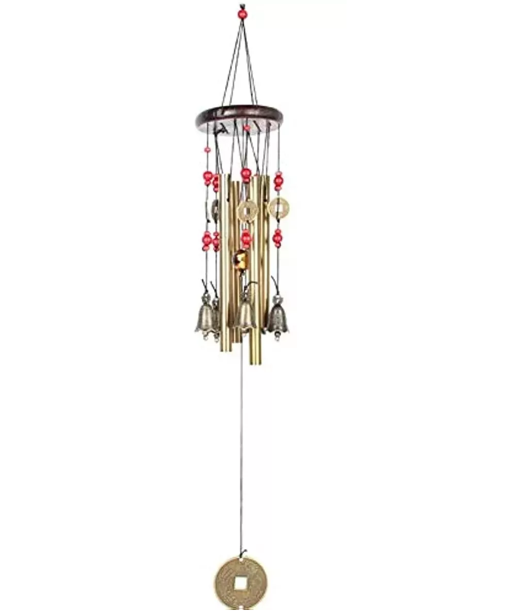 Campana de Viento con Tubos de Metal para Colgar Eo Safe Imports Esi-18568 Multicolor