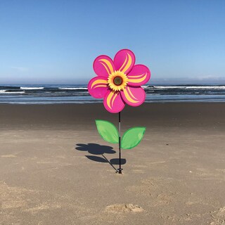 Foto 3 | Wind Spinner In The Breeze 2694 Con Forma De Girasol Rosa, 48 Cm - Venta Internacional.