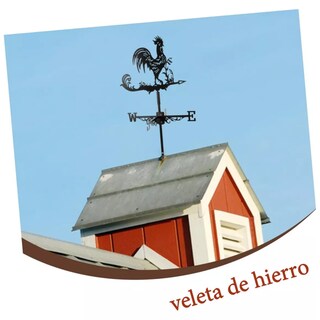 Foto 3 | Veleta De Viento Indicador De Dirección, Gallo Eo Safe Imports Esi-18739 Negro