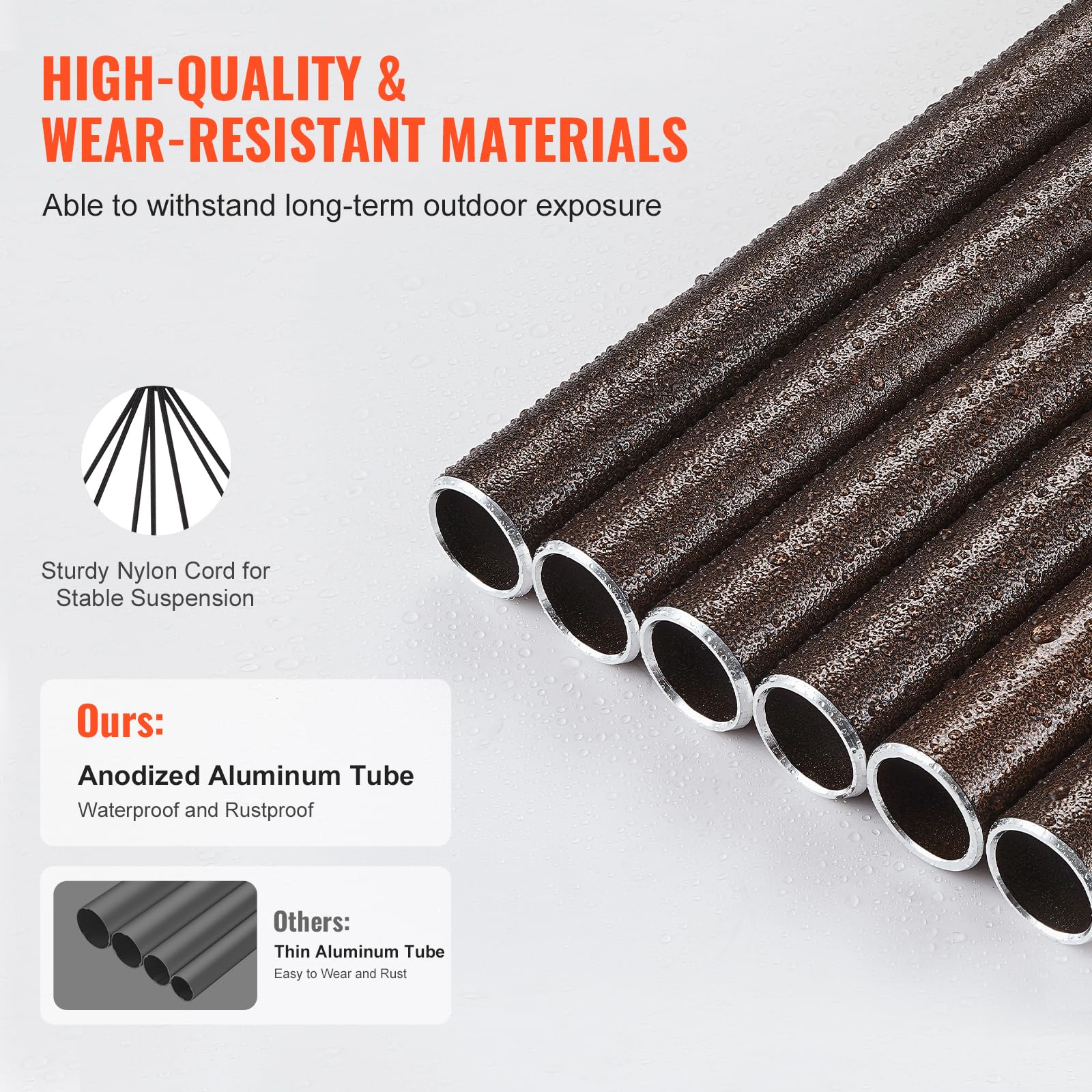 Foto 5 | Campanillas De Viento Vevor 50 Deep Tone Para Exterior, Jardín, Patio - Venta Internacional.