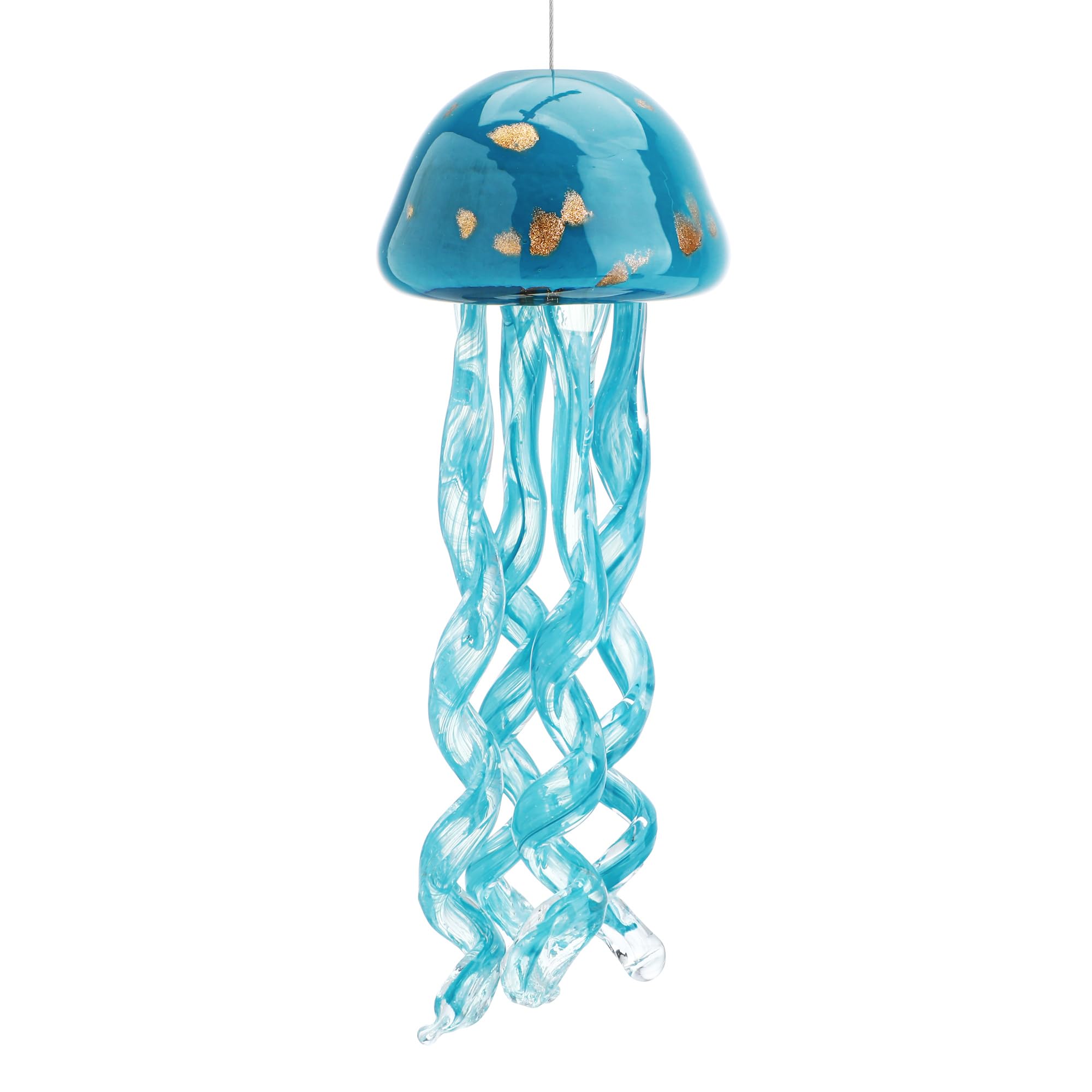 Foto 1 | Wind Chime H&d Hyaline & Dora, Cristal Soplado A Mano, Medusas - Venta Internacional.
