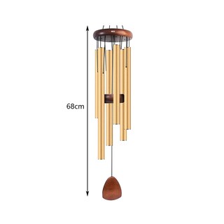 Foto 3 | Campanillas De Viento Memorativas Eo Safe Imports Esi-20518 Dorado