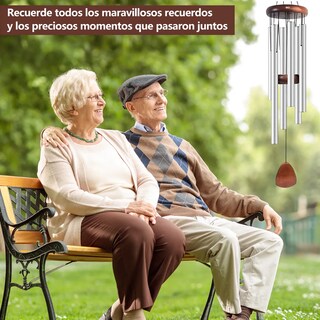 Foto 3 | Campanillas De Viento Memorativas Eo Safe Imports Esi-20519 Plata