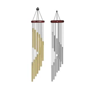 Foto 1 | 2 Piezas Carillón De Viento De Metal Giratorio Eo Safe Imports Esi-20521 Multicolor