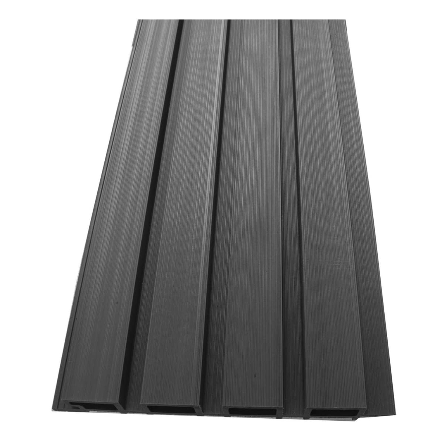 Foto 2 pulgar | Panel Decorativo XIMXI color Gris de WPC Tipo Madera para Exterior 3 Piezas