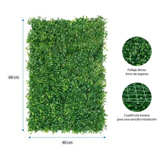 Foto 3 | Follaje Artificial Onof HMLW-02 Verde 10 Piezas de 60 x 40 cM