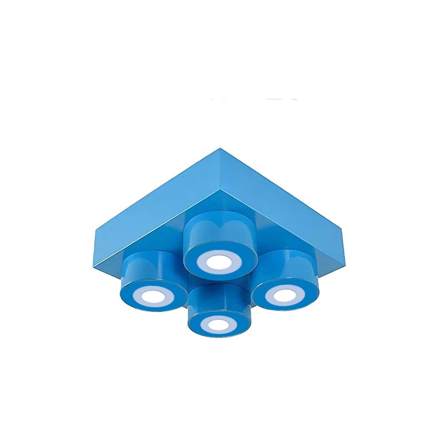 Lámpara de Bloques para Armar XIMXI color Azul