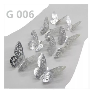 Foto 3 | Pegatinas para Pared Belug de Mariposa 3D 144 Piezas