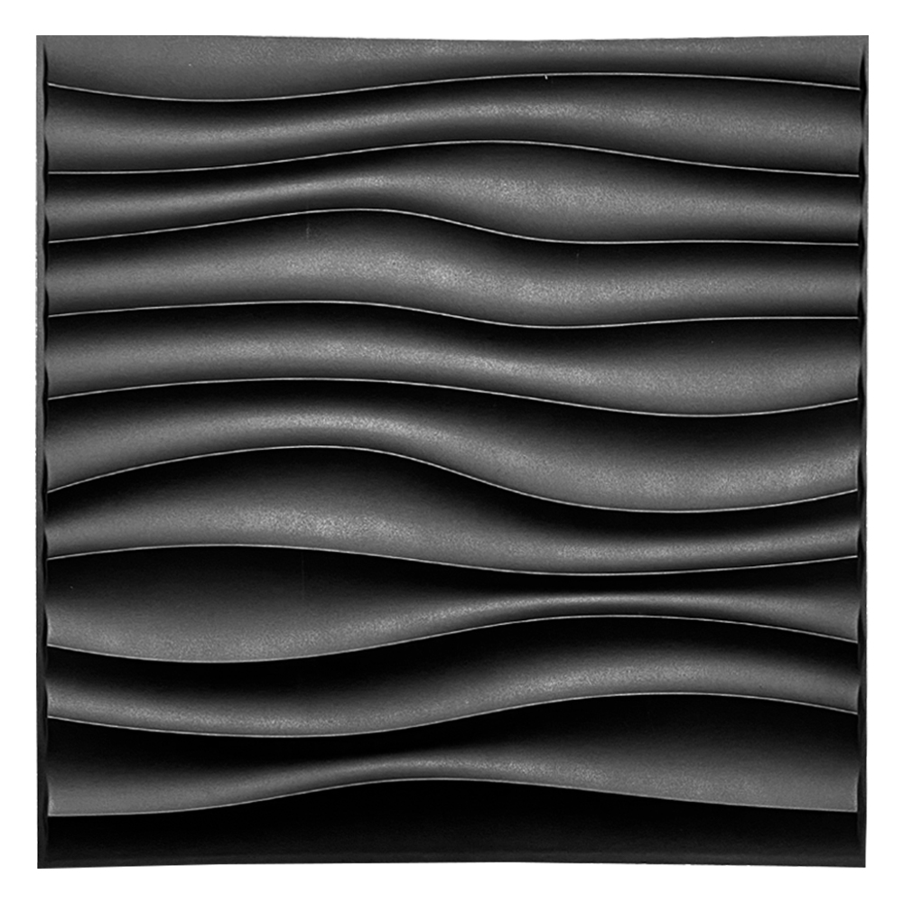 Foto 2 pulgar | Panel Decorativo S105 Cuerdas 3D color Negro 10 Piezas