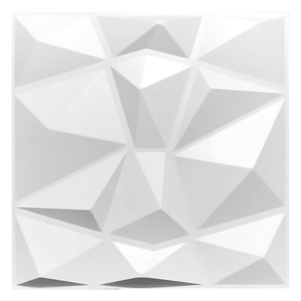 Foto 1 | Panel Decorativo S050 Cuarzo 3D color Blanco 10 Piezas