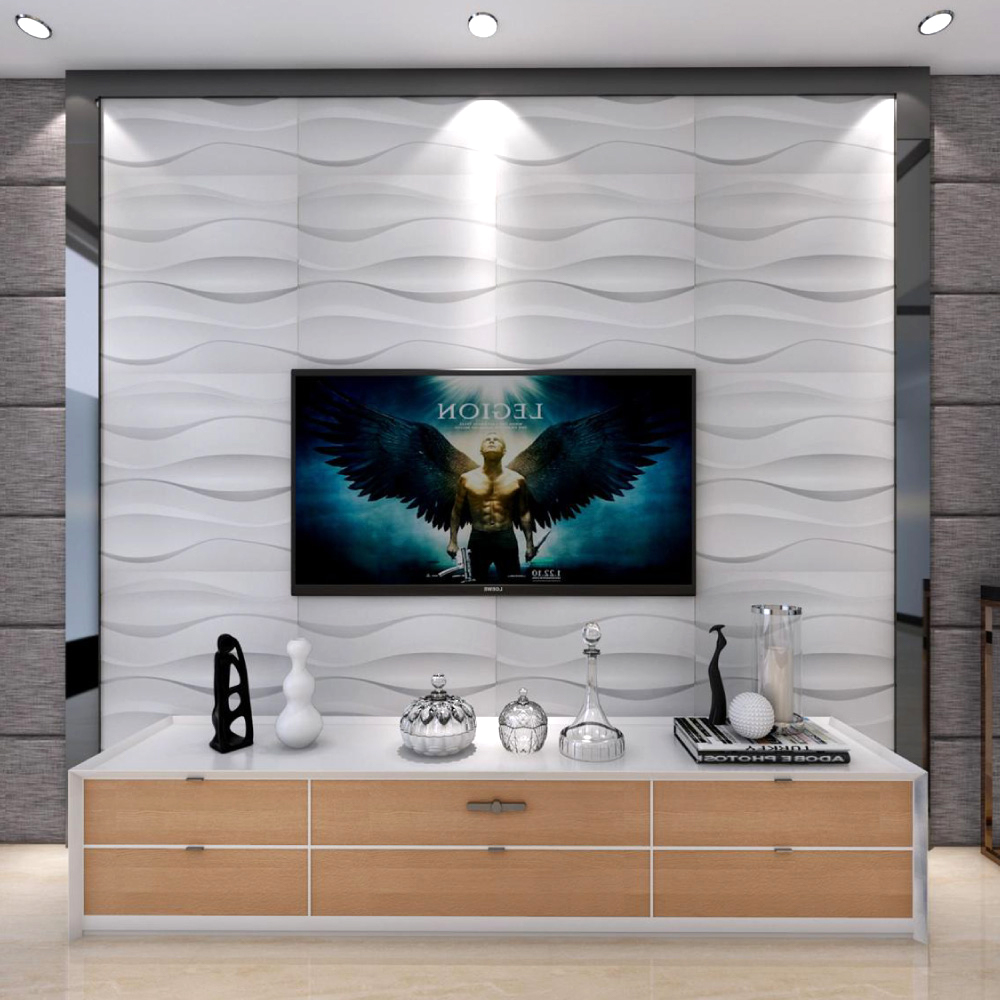 Foto 3 pulgar | Panel Decorativo 3D Dunas S090 color Blanco 10 PZAS