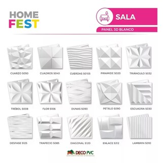 Foto 7 | Panel Decorativo 3D Dunas S090 color Blanco 10 PZAS