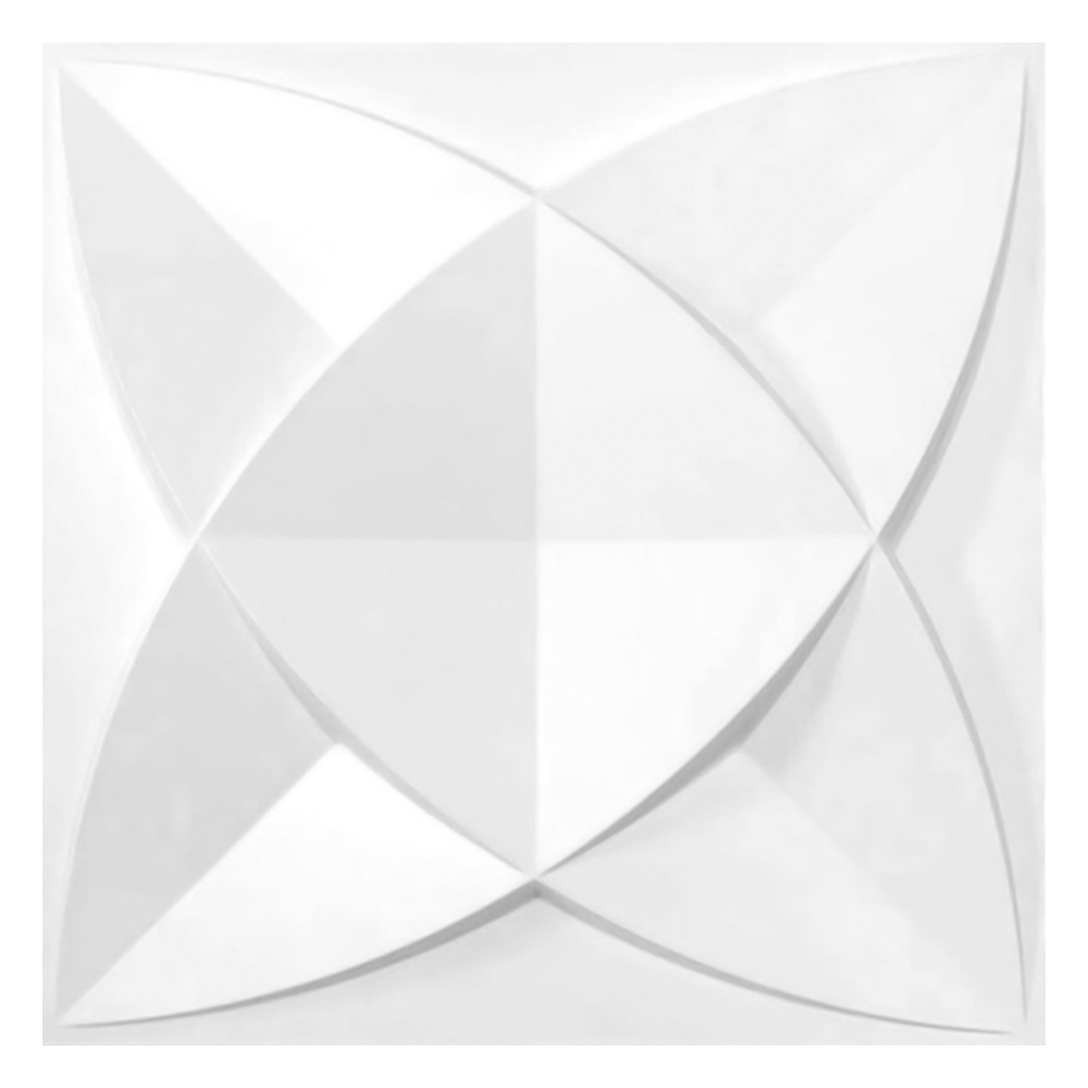 Foto 2 pulgar | Panel Decorativo 3D Pétalo S112 color Blanco 10 PZAS