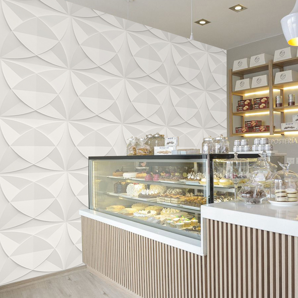 Foto 2 | Panel Decorativo 3D Pétalo S112 color Blanco 10 PZAS