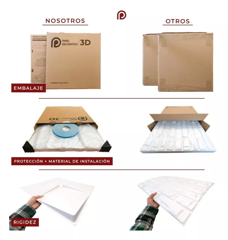 Foto 7 pulgar | Panel Decorativo 3D Pétalo S112 color Blanco 10 PZAS