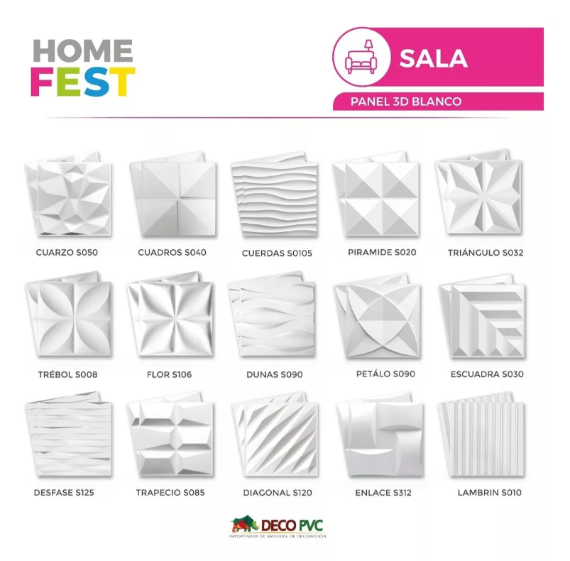 Foto 9 pulgar | Panel Decorativo 3D Pétalo S112 color Blanco 10 PZAS