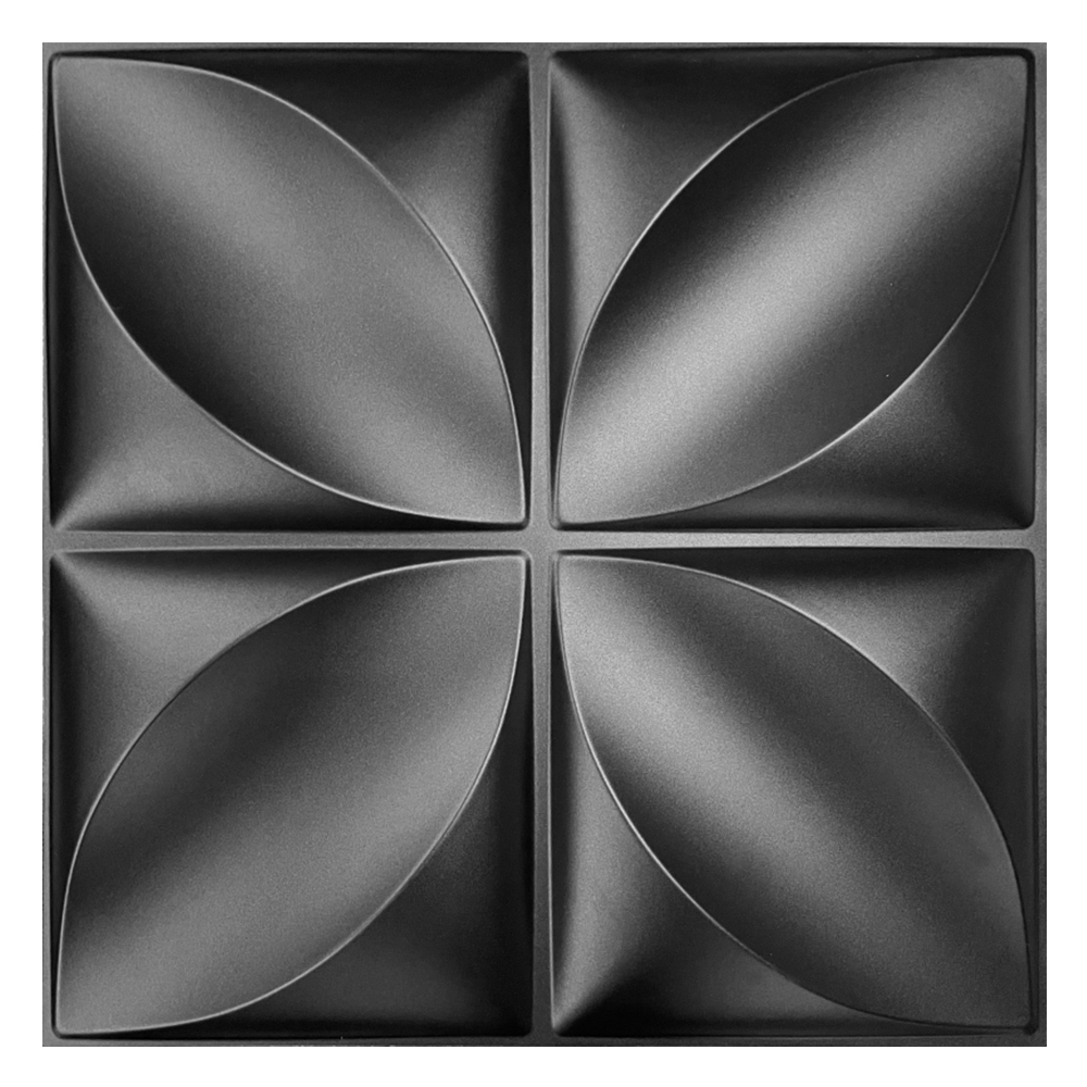 Foto 2 pulgar | Panel Decorativo 3D Triángulo S008 color Negro 10 Piezas