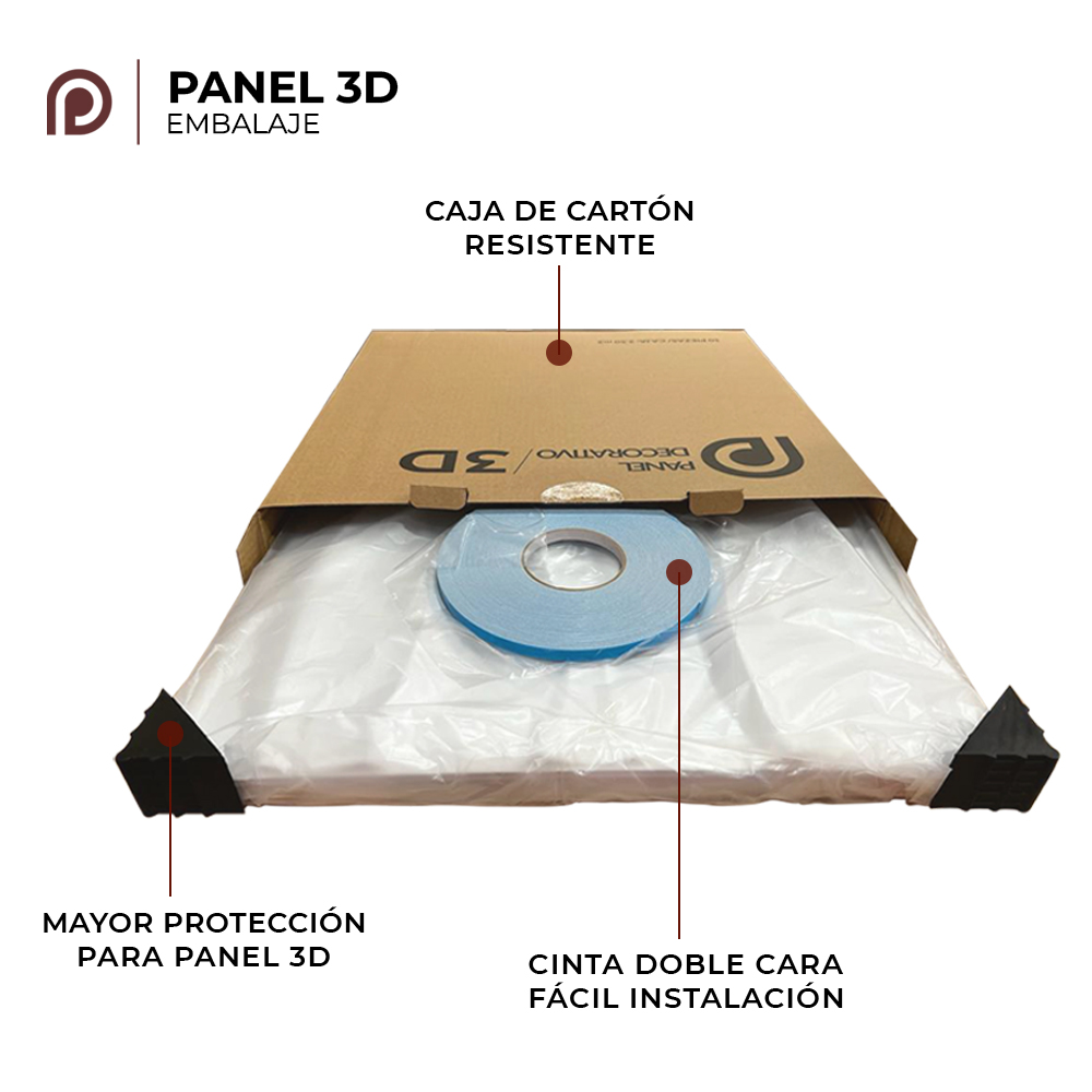 Foto 7 | Panel Decorativo S040 Gold 3D 10 Piezas