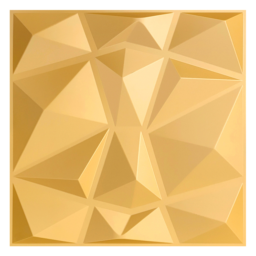 Foto 2 pulgar | Panel Decorativo 3D S050 Gold Negro 10 Piezas