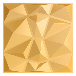 Foto 1 | Panel Decorativo 3D S050 Gold Negro 10 Piezas