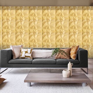 Foto 2 | Panel Decorativo 3D S050 Gold Negro 10 Piezas