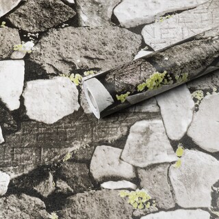 Foto 2 | Papel Tapiz Autoadhesivo Estilo Piedra Con Plantas 10mx45cm