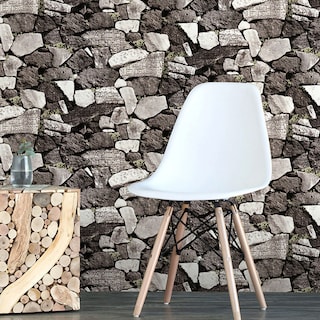 Foto 4 | Papel Tapiz Autoadhesivo Estilo Piedra Con Plantas 10mx45cm