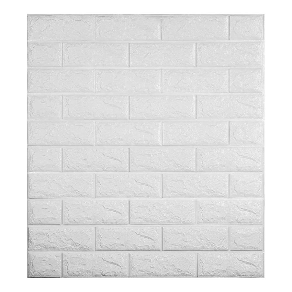 Foto 2 pulgar | Panel Decorativo color Blanco Soft 3D Adhesivo para Muro