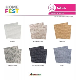 Foto 7 | Panel Decorativo color Negro Soft Adhesivo 3D para Muro