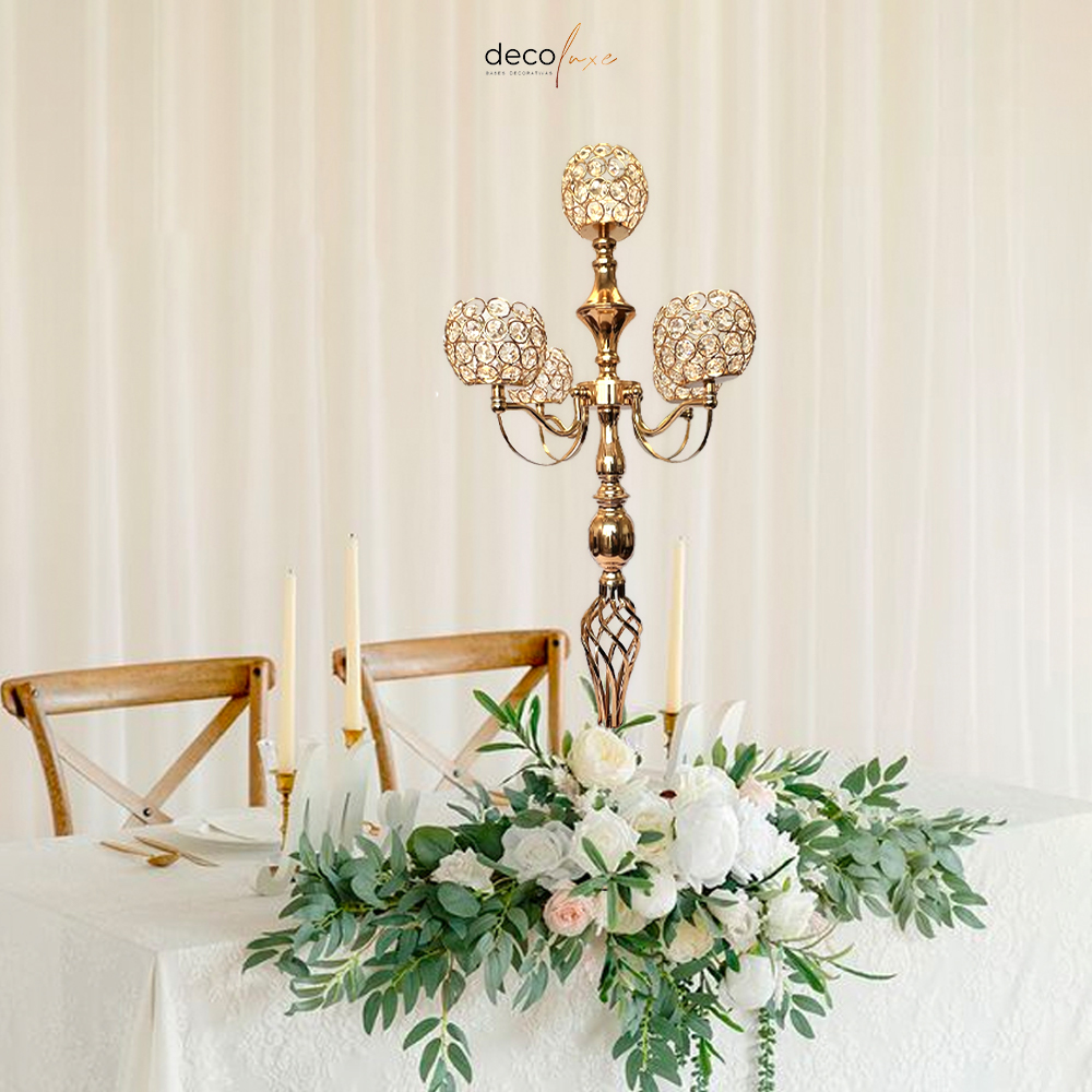 Foto 5 pulgar | Candelabro Decoluxe Venecia Panel Decorativo Dorado
