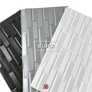 Foto 4 | Panel Soft Decorativo Adhesivo para Muro 3D Block Plata