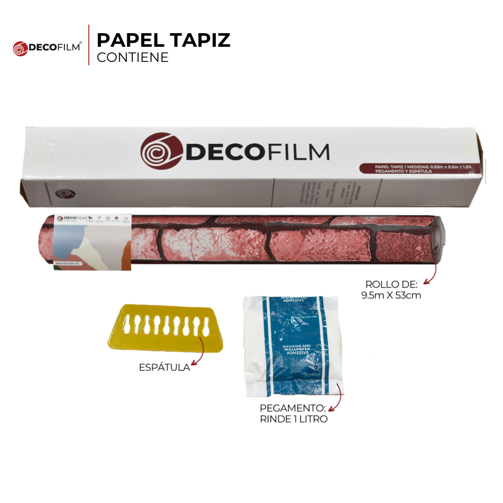 Foto 5 | Papel Tapiz Deco Film plumas Azul