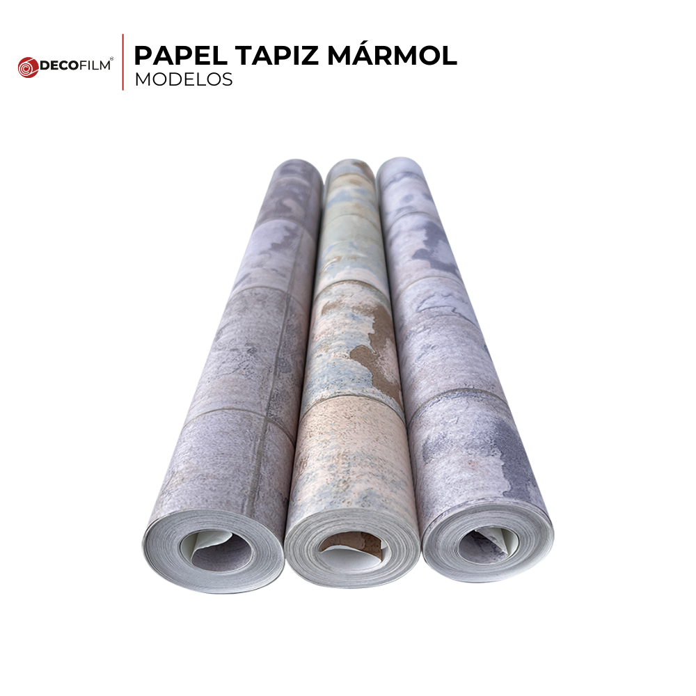 Foto 4 pulgar | Papel Tapiz Deco Film Mármol Beige