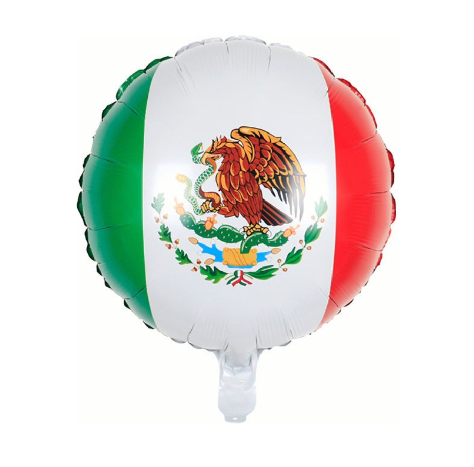 Foto 2 pulgar | 10 Globos Bandera de México