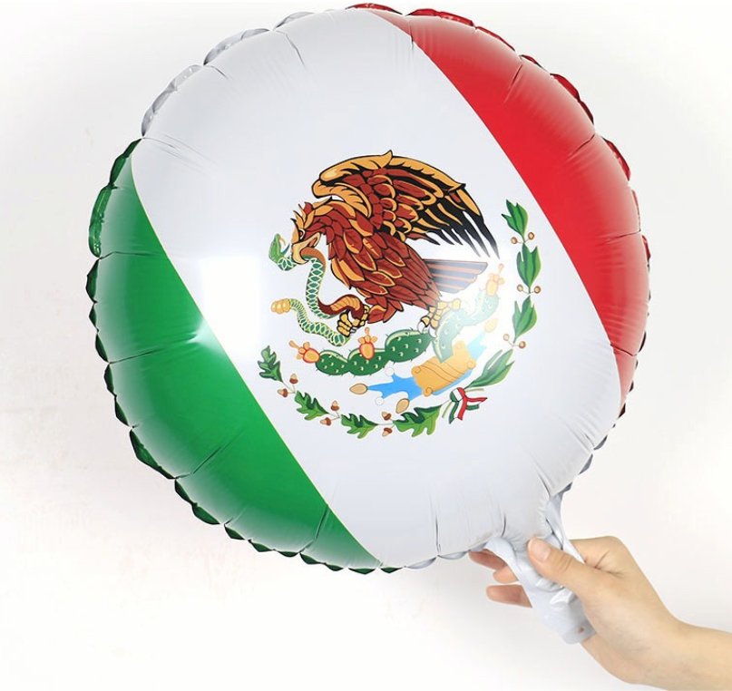 Foto 2 | 10 Globos Bandera de México