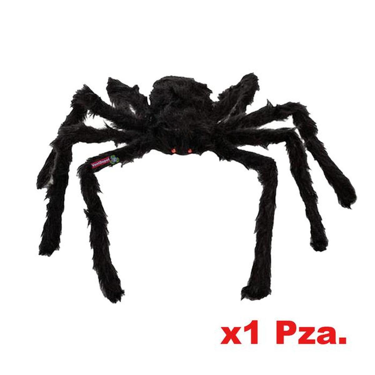 Foto 2 | Venta de Arañas Peludas para Decoración SmileFun MXSRP-011 color Negro 1 PZA 90 CM de Alambre y Tela de Poliéster