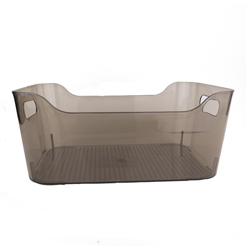 Foto 5 pulgar | Contenedor Organizador De Despensa Acrílico color Gris con Asa – 19.7x14x8 Cm