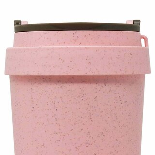 Foto 4 | Termo Ecofriendly de Paja de Trigo Rosa 400ml - Bebidas Conscientes y con Estilo