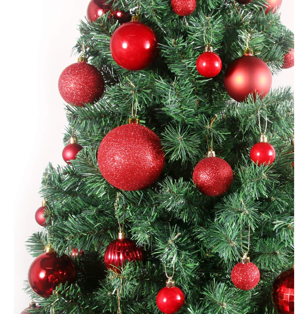 Foto 3 | Paquete De 48 Esferas Navideñas Decoración Navidad Árbol 4cm, Rojo