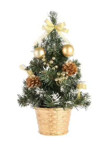 Foto 2 pulgar | Mini  Arbol De Navidad Para Mesa O Escritorio