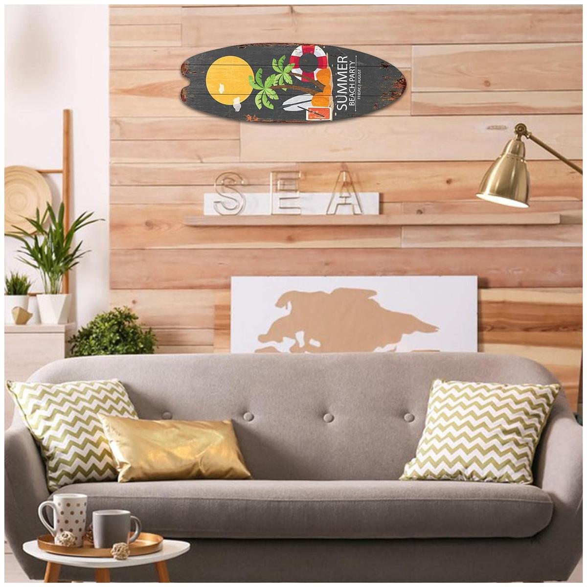 Foto 4 pulgar | Surf Tablas Decorativasyohodepot Mxfkc-001 1 Pieza Marrón