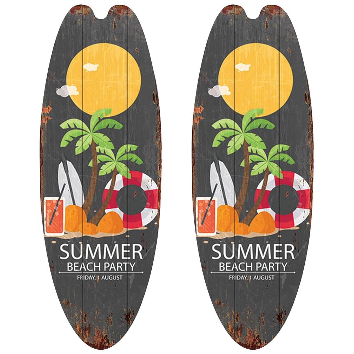 Surf Tablas Colgantes De Paredyohodepot Mxfkc-002 2 Piezas Marrón