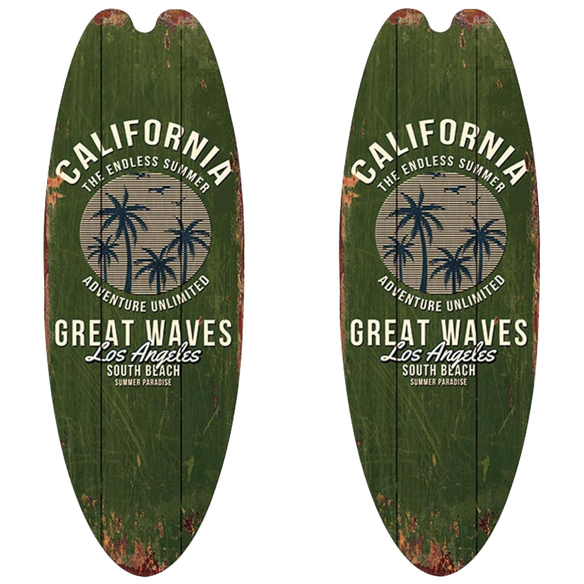 Tablas De Surf Colgantesyohodepot Mxurt-002 2 Piezas Marrón