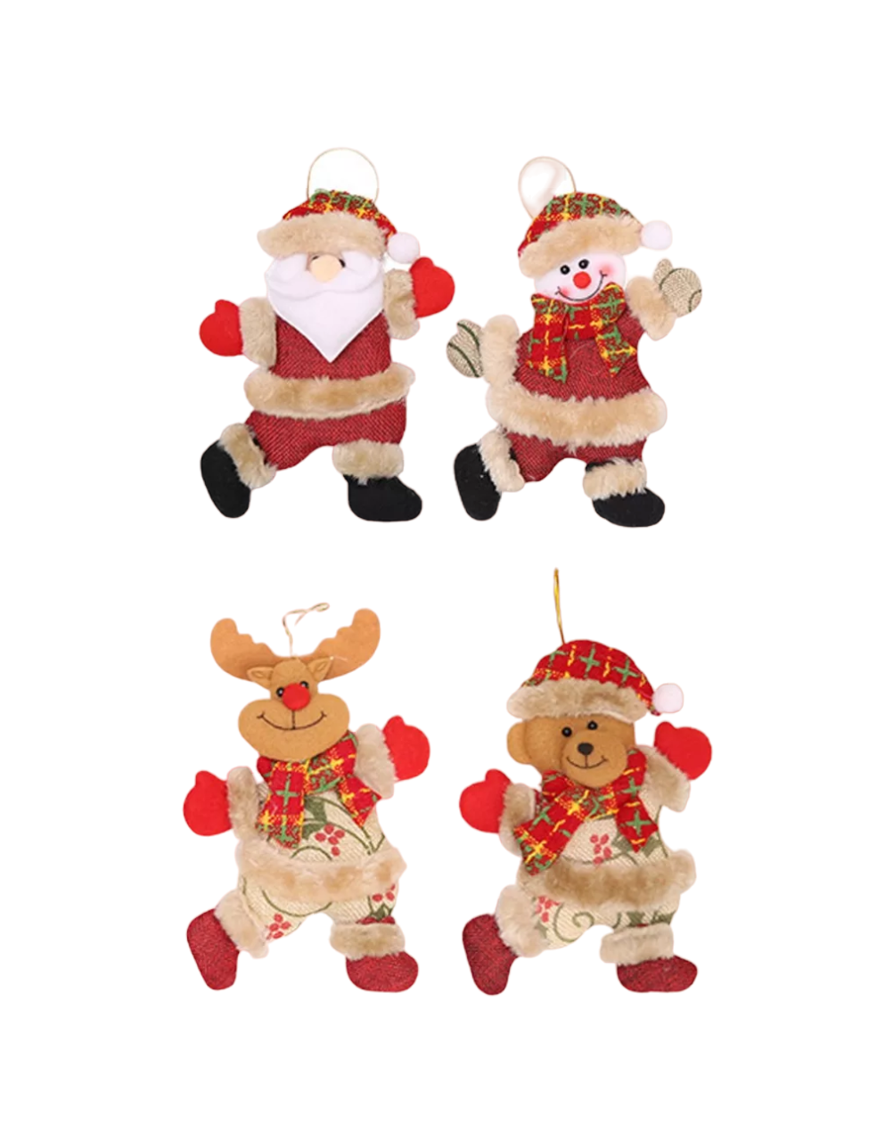 Adornos para Árboles de Navidad Lab.G Multicolor 4 Piezas