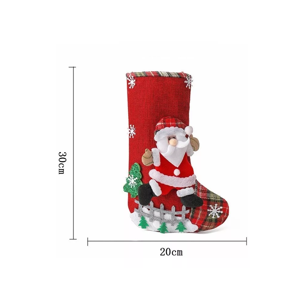 Foto 4 pulgar | Botas de Navidad para Colgar Lab.G Multicolor 4 Piezas