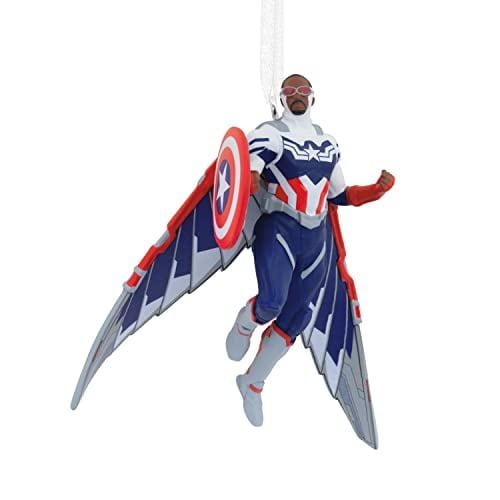 Venta Internacional - Adorno Navideño Hallmark Marvel Avengers Captain America Sam $398