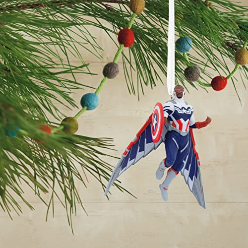 Foto 6 pulgar | Venta Internacional - Adorno Navideño Hallmark Marvel Avengers Captain America Sam