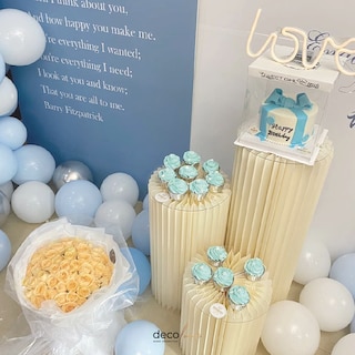 Foto 1 | Set De 3 Mesas Grecia Decorativas De Diferentes Tamaños Para Fiesta